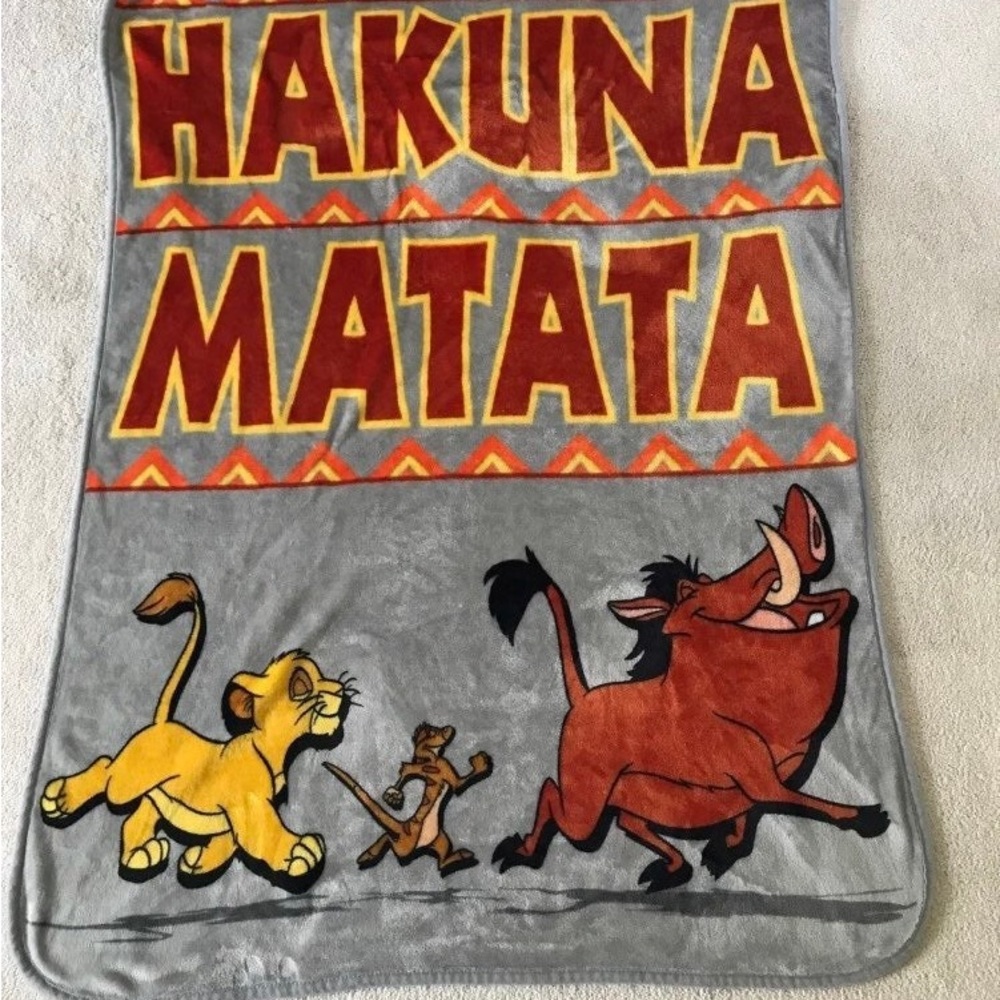 Disney Lion King throw blanket